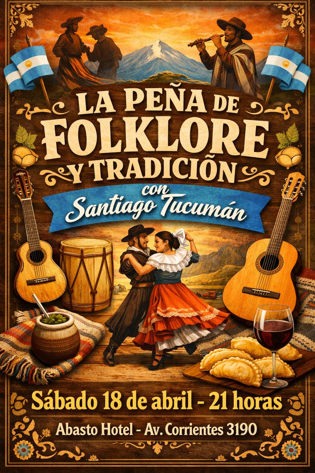 Cena Show en el HOTEL ABASTO